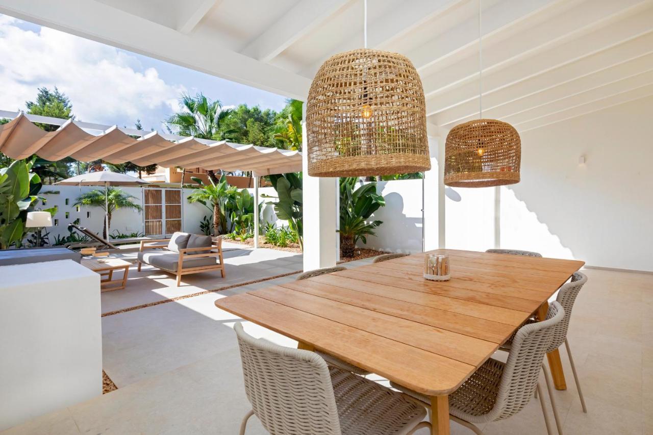 Ses Eufabietes Apartments & Restaurant Bãi biển Bãi biển Playa Migjorn Ngoại thất bức ảnh
